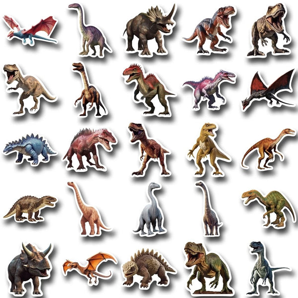 Jurassic Dinosaur Sticker Pack – Set of 50