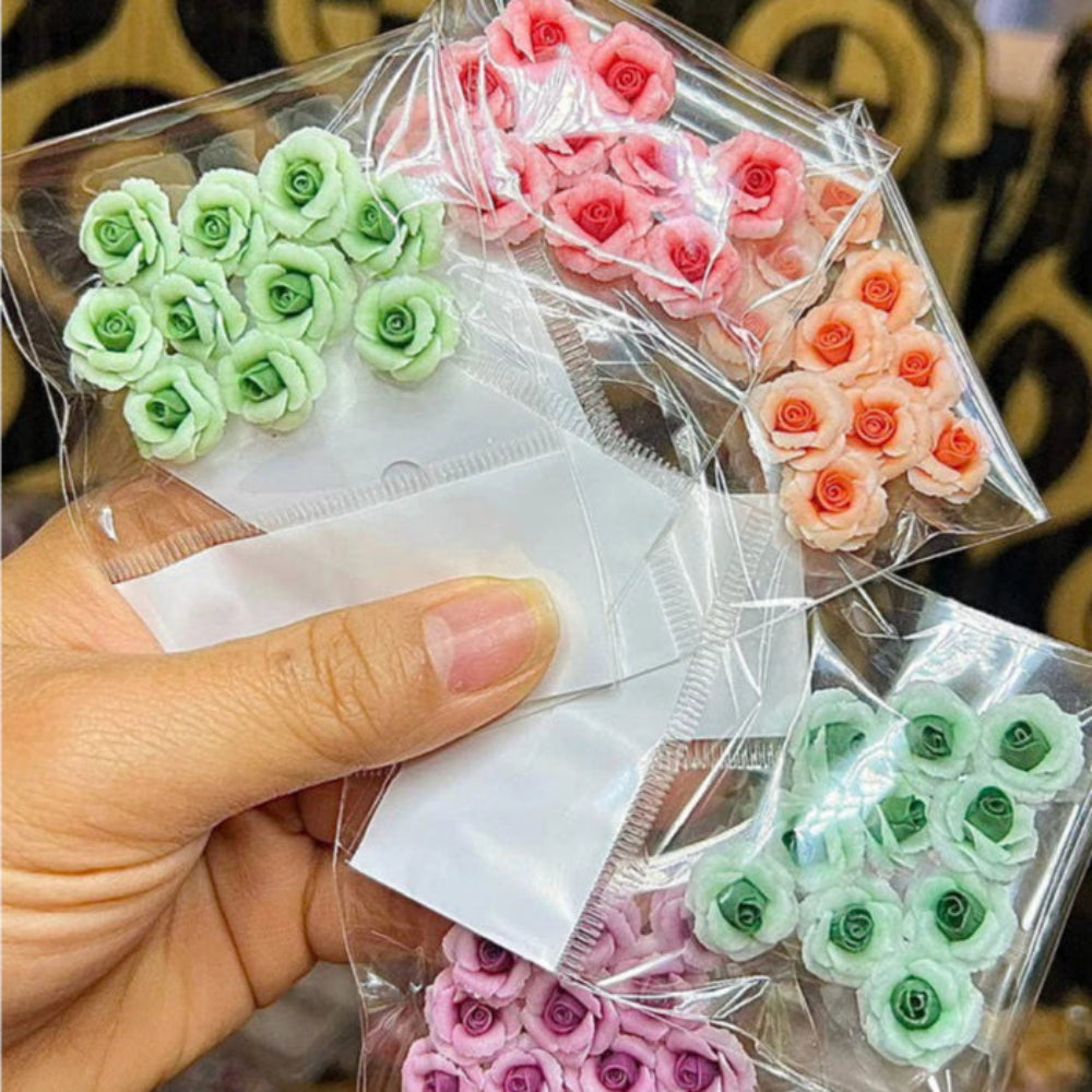 Hoa Bột Nail - Hoa Hồng
