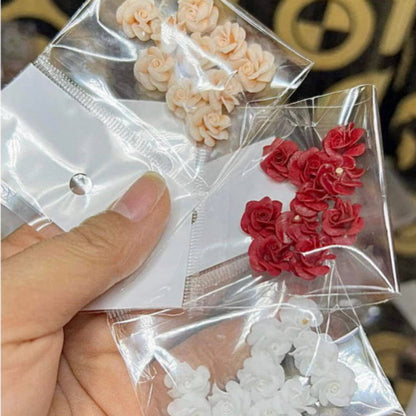 Hoa Bột Nail - Hoa Hồng