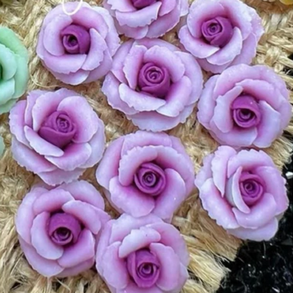Hoa Bột Nail - Hoa Hồng