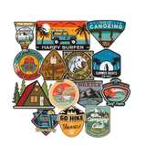 Set 50 Vintage Travel  Stickers