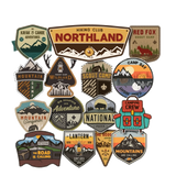 Set 50 Vintage Travel  Stickers
