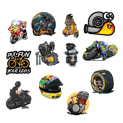 Set 50 Motor Stickers