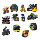 Set 50 Motor Stickers