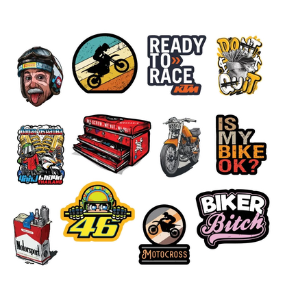 Set 50 Motor Stickers