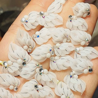 Hoa Bột Nail - Hoa Góc Vẽ