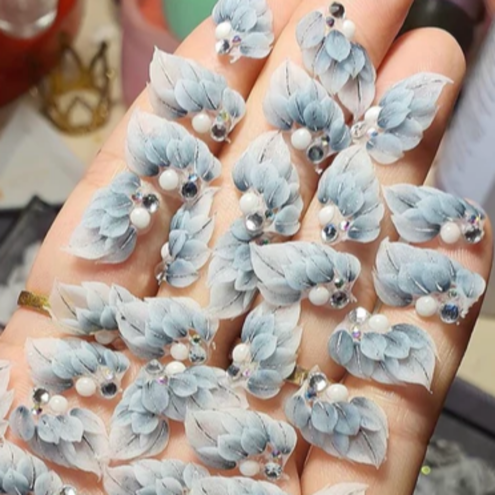 Hoa Bột Nail - Hoa Góc Vẽ