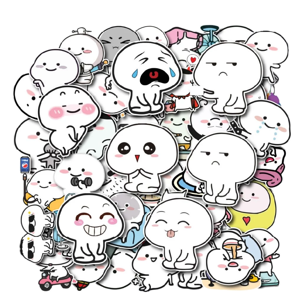 Set 50 Cutie Meme Stickers
