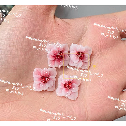 Hoa Bột Nail - Hoa Gắn Móng Chân Loại 2
