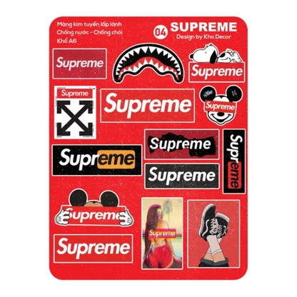 Matte Glitter Stickers