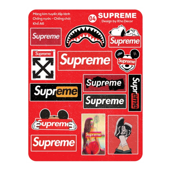 Matte Glitter Stickers