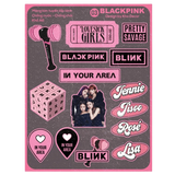 Matte Glitter Stickers