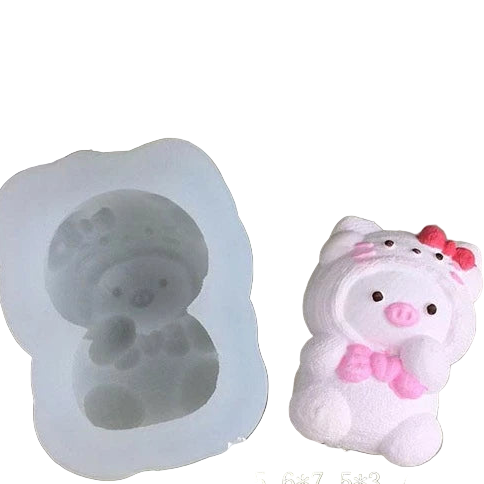 Cute Teddy Silicone Mold