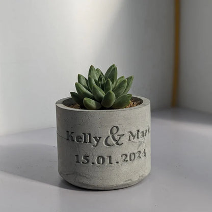 Custom Text Planter Molds