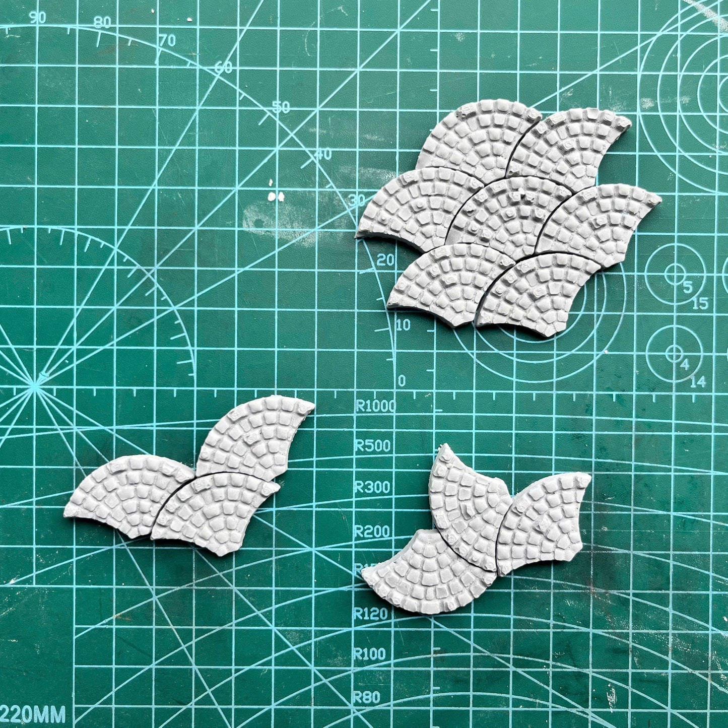 Miniature Brick Mold – Fan Shape Brick Design