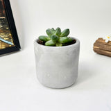 Cylindrical silicone mold for plant pots