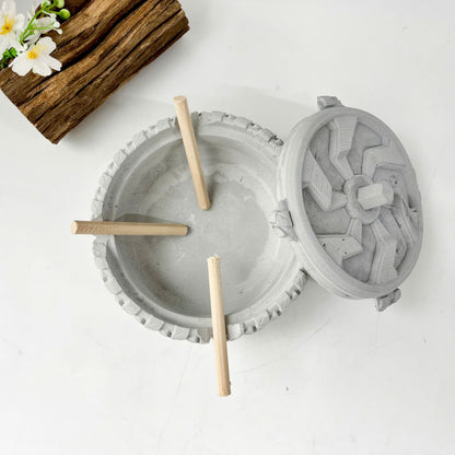 Silicone Mold for Tire-Shaped Cigar Ashtray