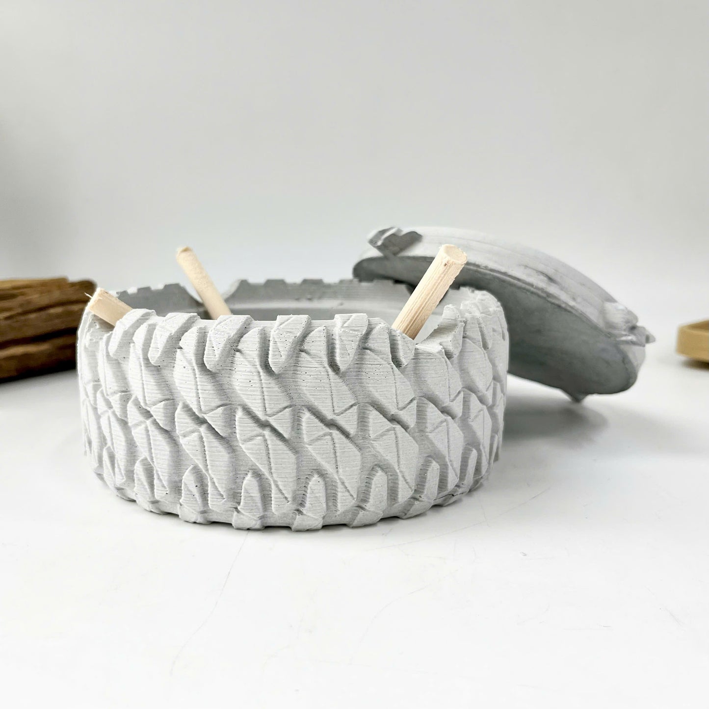 Silicone Mold for Tire-Shaped Cigar Ashtray